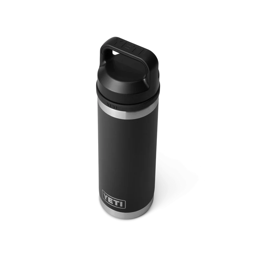 YETI Rambler 18 OZ (532ml) Bottle With Chug Cap - Black