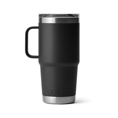 YETI Rambler 20 OZ (591ml) Travel Mug With Stronghold Lid - Black