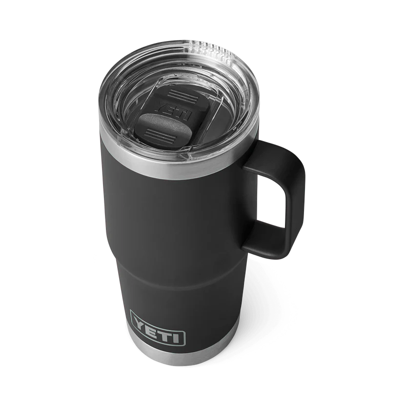 YETI Rambler 20 OZ (591ml) Travel Mug With Stronghold Lid - Black