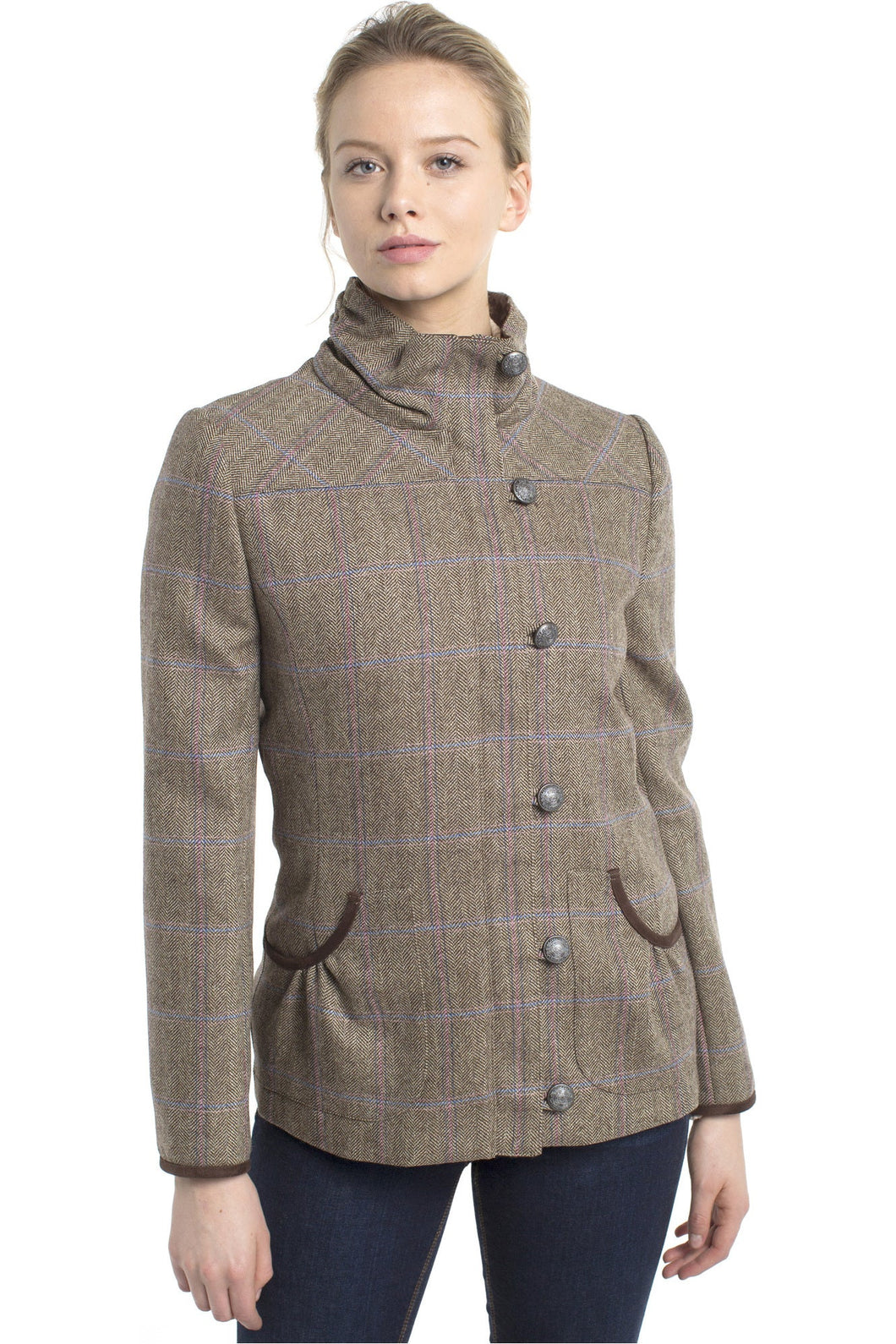 40% OFF DUBARRY Bracken Ladies Tweed Jacket - Woodrose - Size: UK 8