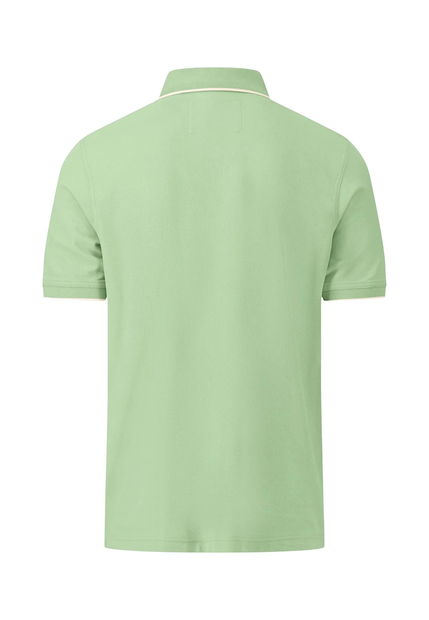 FYNCH HATTON Modern-Fit Polo Shirt - Men's Cotton Pique – Soft Green