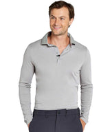 DUBARRY Freshford Unisex Long-Sleeved Technical Polo - Platinum