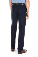 Load image into Gallery viewer, 40% OFF GURTEEN Trousers - Cologne Formal Stretch Flannels - Navy - 38 Short
