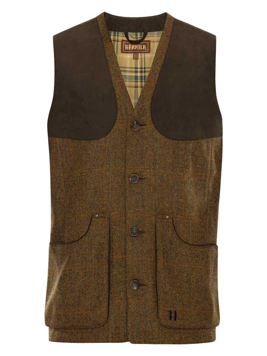 40% OFF HARKILA Stornoway 2.0 Shooting Waistcoat - Mens - Terragon Brown - Size: UK 44