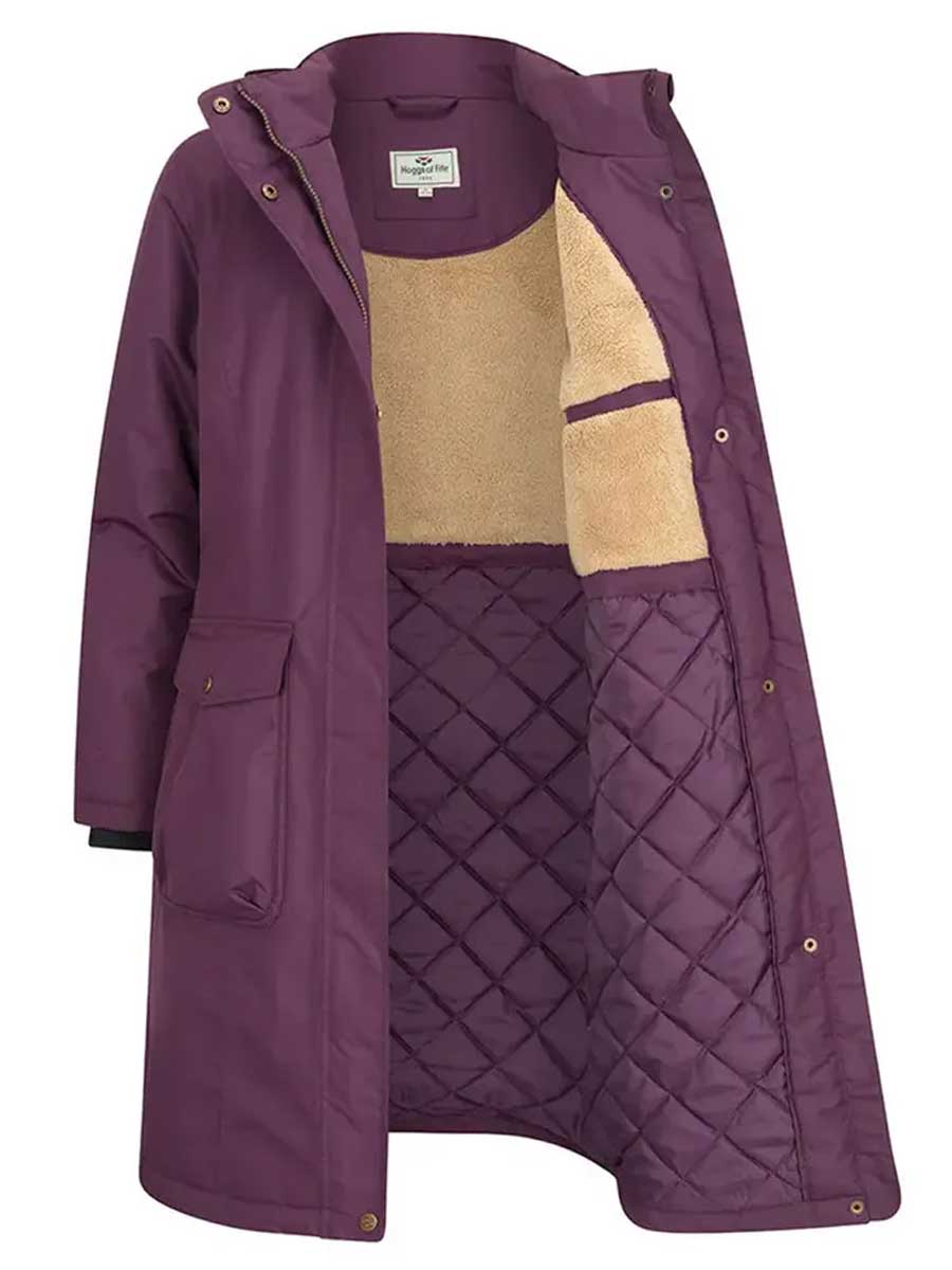 HOGGS OF FIFE Walker Waterproof Long Coat - Women's - Blackberry
