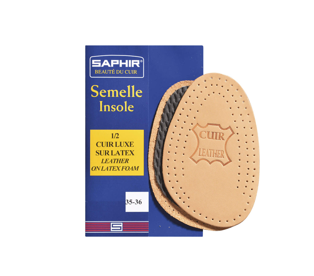 Saphir Leather & Latex Half Insoles – official product image