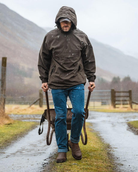HOGGS OF FIFE Shire Pro Waterproof Dealer Boots - Crazy Horse Brown