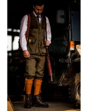 Load image into Gallery viewer, HOUSE OF CHEVIOT Rannoch Shooting Socks - Mens - Ochre
