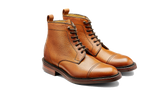 BARKER Langdale Boots - Mens Lace Up - Cedar Grain - angled pair view