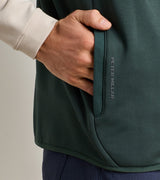 Peter Millar Vail Gilet in Pine Brook - pocket detail