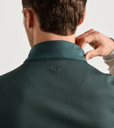 Peter Millar Vail Gilet in Pine Brook - rear collar detail