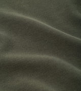 Peter Millar Soft Suede Performance Quarter-Zip in Dark Olive - lifestyle view