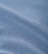 Peter Millar Soft Suede Performance Quarter-Zip in Windy Blue - lifestyle view