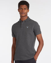 Load image into Gallery viewer, BARBOUR Tartan Pique Polo Shirt - Men&#39;s - Slate Marl
