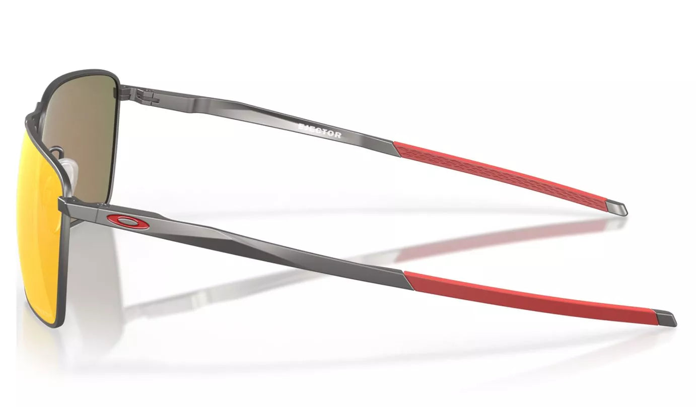 OAKLEY Ejector Sunglasses - Matte Gunmetal - Prizm Ruby Lens
