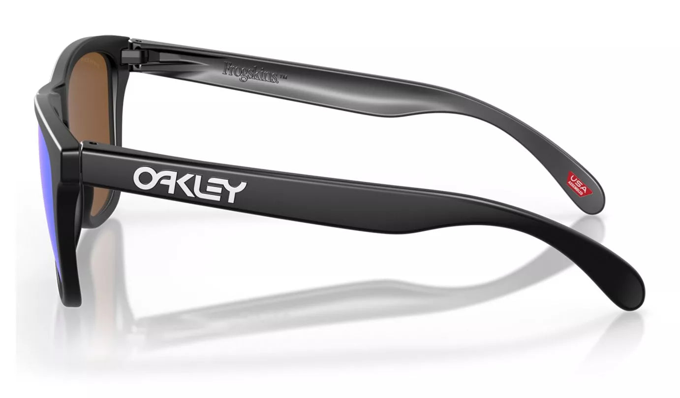 20% OFF - OAKLEY Frogskins Sunglasses - Matte Black - Prizm Violet Lens