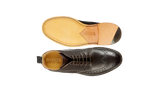 BARKER Pennine Boots - Mens Derby Brogue - Dark Ebano Calf - sole view