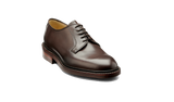 BARKER Penrith Shoes - Mens Derby - Dark Ebano Calf - front view
