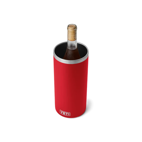 YETI Rambler Wine Chiller - Rescue Red - angled view 1