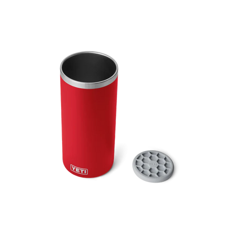 YETI Rambler Wine Chiller - Rescue Red - angled view 3