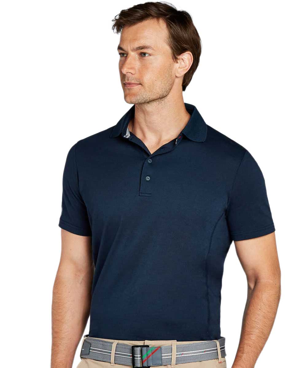 DUBARRY Sorrento Unisex Short-Sleeved Technical Polo - Navy