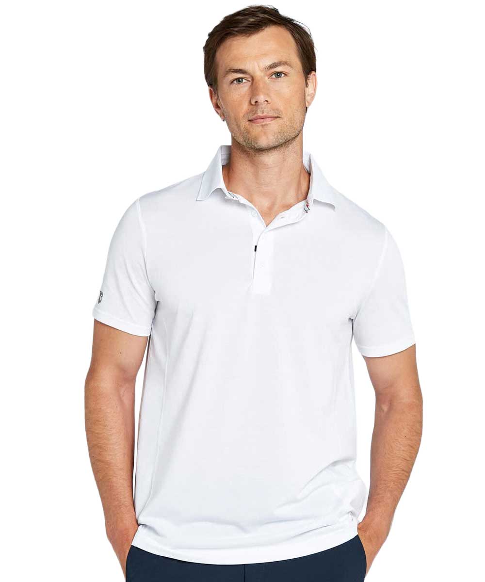DUBARRY Sorrento Unisex Short-Sleeved Technical Polo - White