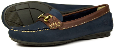 ORCA BAY Verona Leather Loafers - Women's - Navy