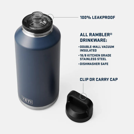 YETI Rambler 64 oz (1.9L) Bottle With Chug Cap - Features