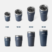 Load image into Gallery viewer, YETI Rambler 20 OZ (591ml) Stackable Cup With Magslider Lid - Black YETI
