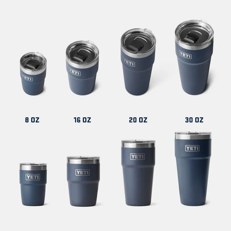 YETI Rambler 20 OZ (591ml) Stackable Cup With Magslider Lid - Rescue Red
