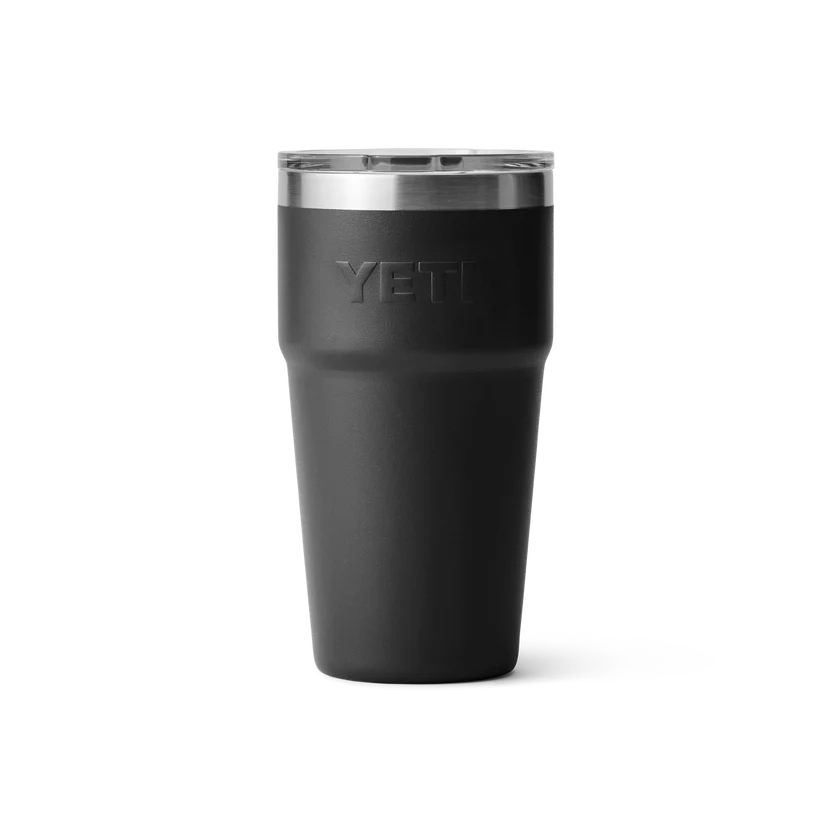 YETI Rambler 20 OZ (591ml) Stackable Cup With Magslider Lid - Black YETI