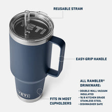 Load image into Gallery viewer, YETI Rambler 42 OZ (1242ml) Straw Mug With Straw Lid - White
