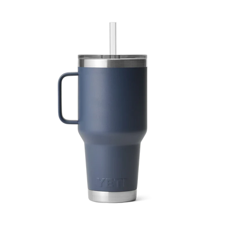 YETI Rambler 35 OZ (994ml) Straw Mug With Straw Lid - Navy
