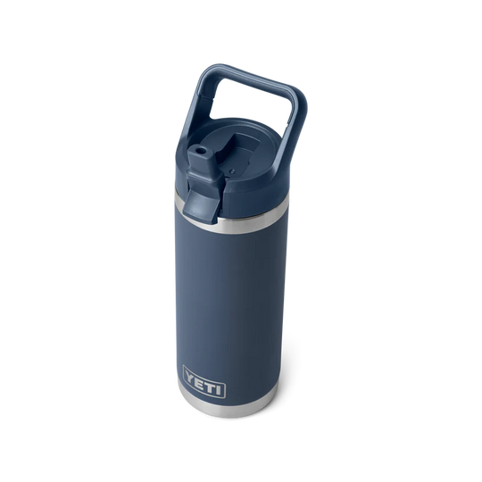 YETI Rambler 18 OZ (532ml) Bottle With Straw Cap - Navy