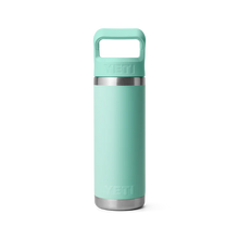 Load image into Gallery viewer, YETI Rambler 18 OZ (532ml) Bottle With Straw Cap - Seafoam
