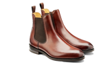 BARKER Wantage Boots - Mens Chelsea - Walnut Calf - angled pair view