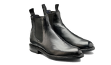 BARKER Wick Boots - Mens Chelsea - Black Dip Dyed - angled pair view