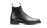 BARKER Wick Boots - Mens Chelsea - Black Dip Dyed - side view