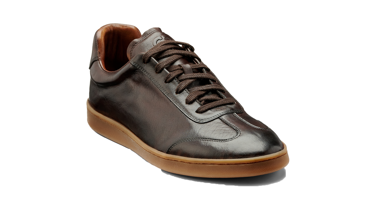 BARKER Wyatt Sneakers - Mens - Chestnut Dip Dyed - front view