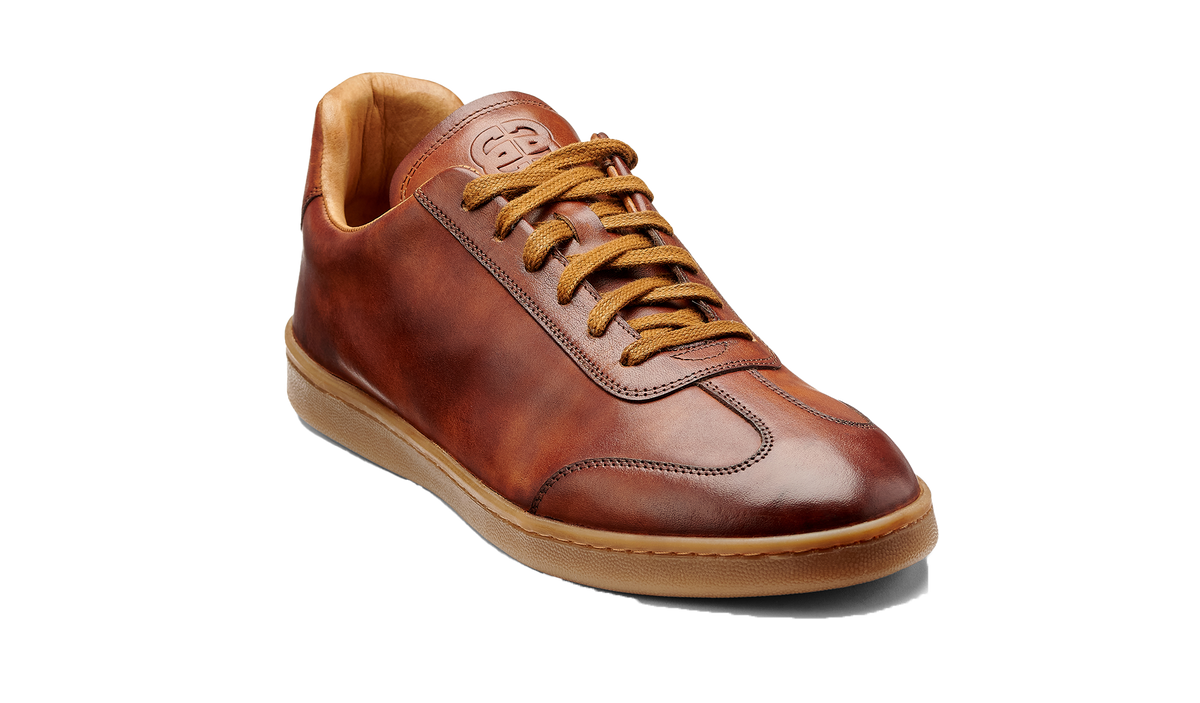 BARKER Wyatt Sneakers - Mens - Tan Dip Dyed - front view