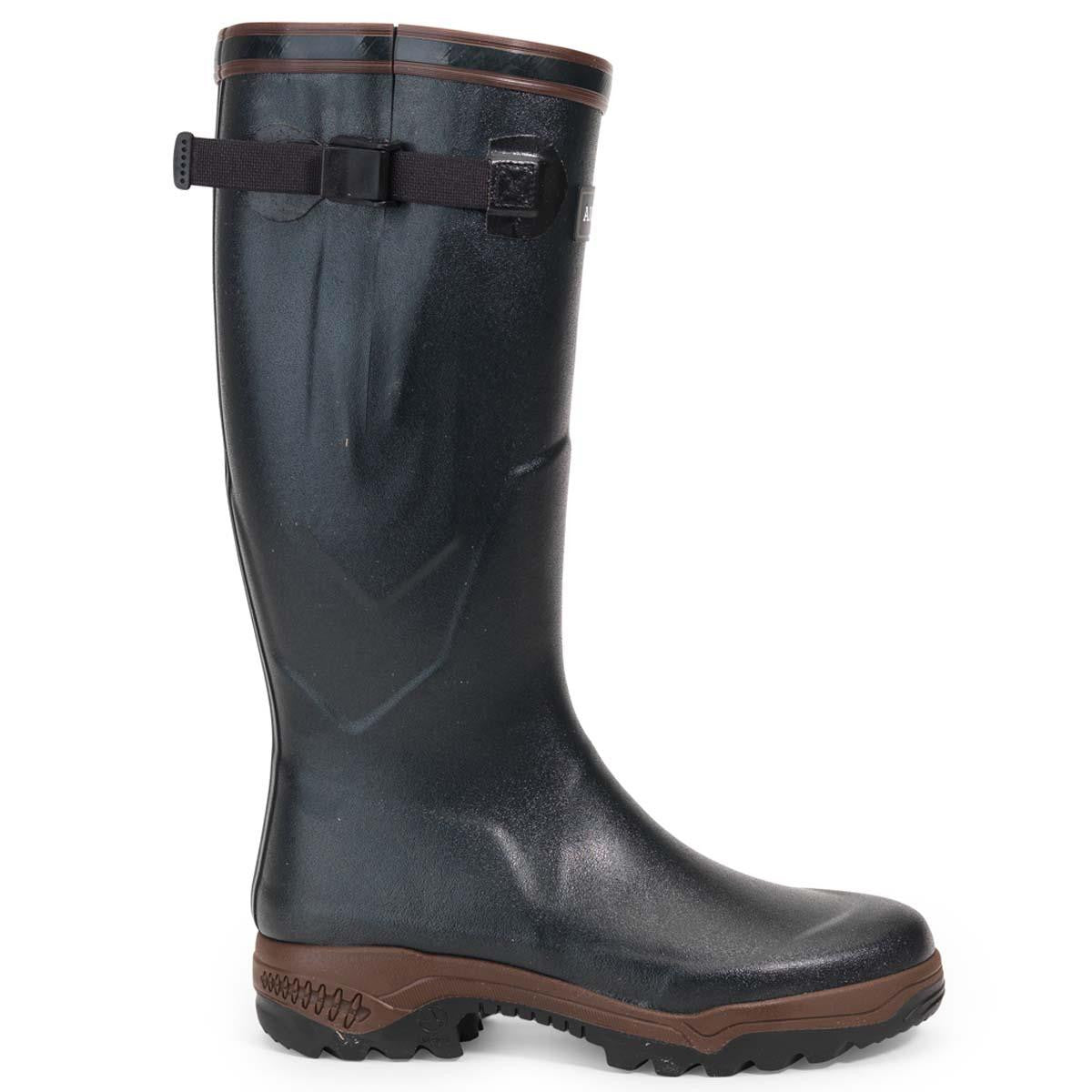 AIGLE Parcours 2 Vario Wellingtons Boots - Adjustable Fit - Bronze Green