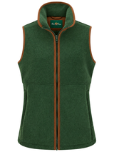 ALAN PAINE Aylsham Ladies Fleece Gilet - Evergreen