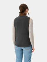 ALAN PAINE Aylsham Ladies Fleece Gilet - Gunmetal
