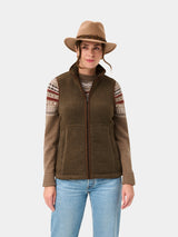 ALAN PAINE Aylsham Ladies Fleece Gilet - Pecan