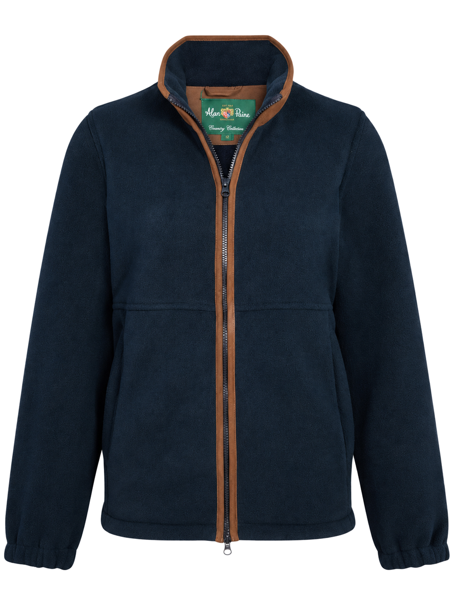 ALAN PAINE Aylsham Ladies Fleece Jacket - Dark Navy