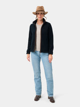 ALAN PAINE Aylsham Ladies Fleece Jacket - Dark Navy