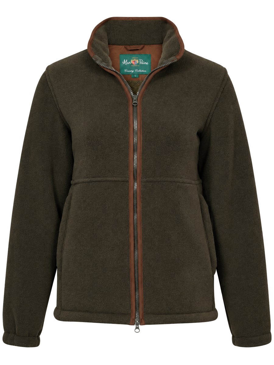 ALAN PAINE Aylsham Ladies Fleece Jacket - Green