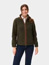 ALAN PAINE Aylsham Ladies Fleece Jacket - Green
