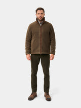 ALAN PAINE Aylsham Mens Fleece Jacket - Pecan