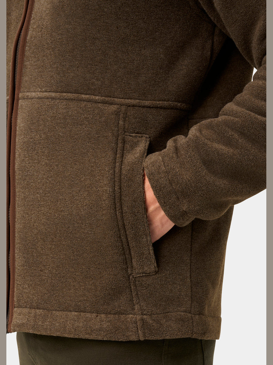 ALAN PAINE Aylsham Mens Fleece Jacket - Pecan